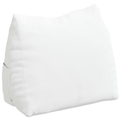VidaXL Rückenkissen weiß 45 x 20 x 35 cm Stoff