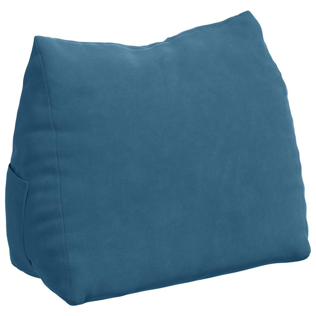 Vidaxx Rückenkissen blau 45 x 20 x 35 cm Cordstoff