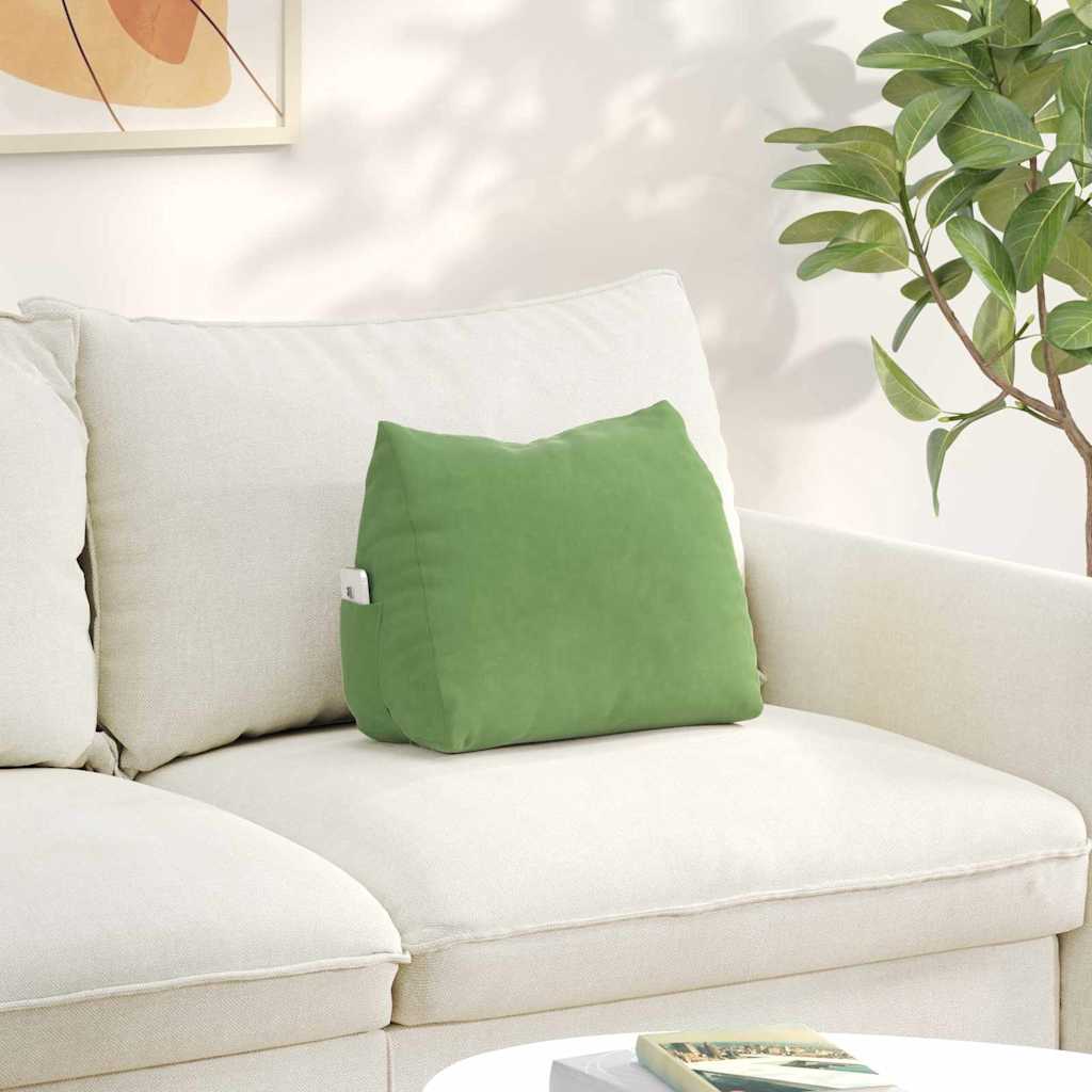 Vidaxx Rückenkissen Hellgrün 45 x 20 x 35 cm Cordstoff