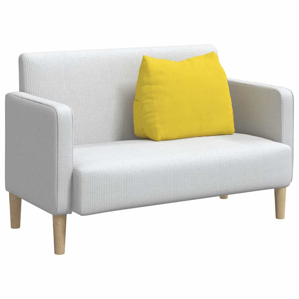 Vidaxx Rückenkissen Hellgelb 60 x 20 x 50 cm Stoff