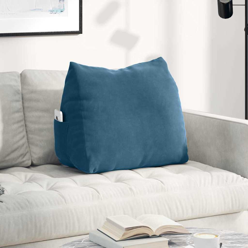 Vidaxx Rückenkissen blau 60 x 20 x 50 cm Cordstoff