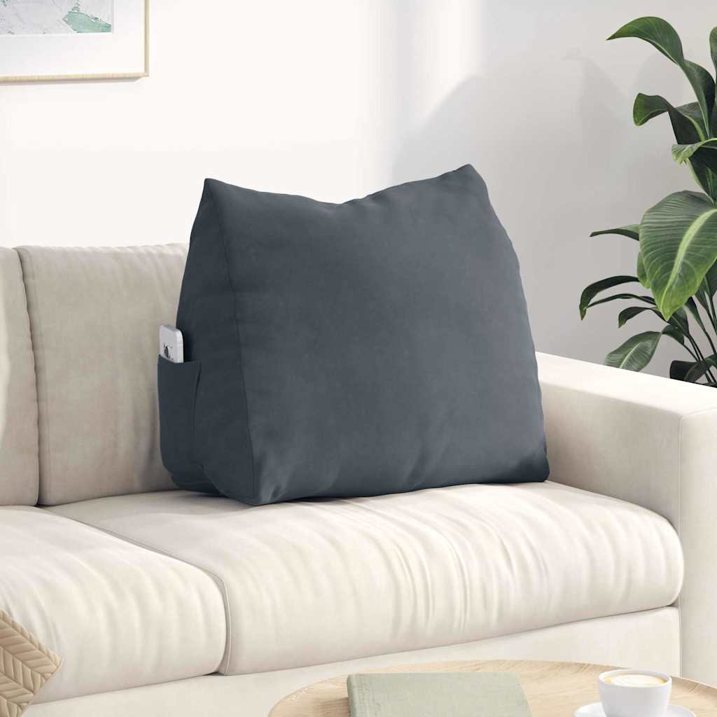 Vidaxx Rückenkissen dunkelgrau 60 x 20 x 50 cm Cordstoff