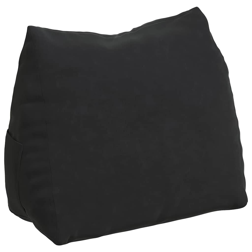 Vidaxx Rückenkissen schwarz 60 x 20 x 50 cm Cordstoff