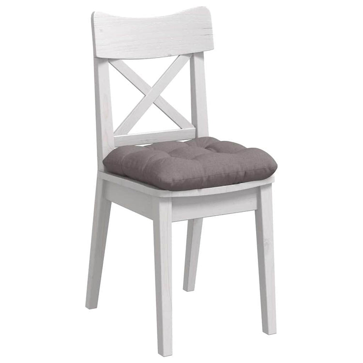 VidaXL Sitzkissen 4 Stück Taupe 45 x 45 x 12 cm Stoff