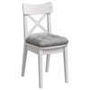 VidaXL Sitzkissen 4 Stück Wolkengrau 45 x 45 x 12 cm Stoff