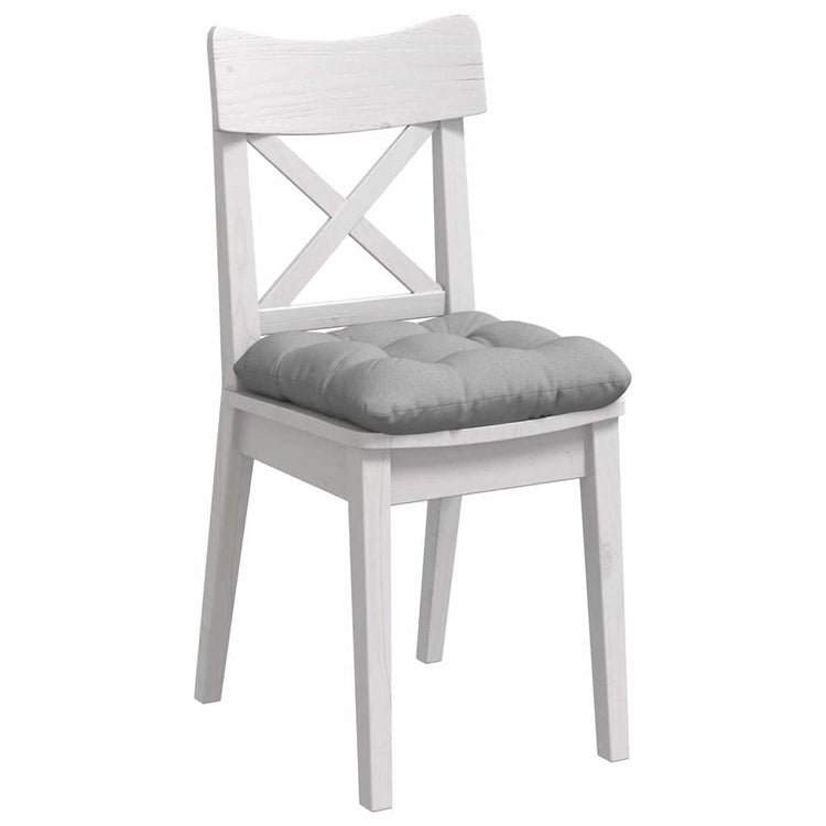 VidaXL Sitzkissen 4 Stück Wolkengrau 45 x 45 x 12 cm Stoff