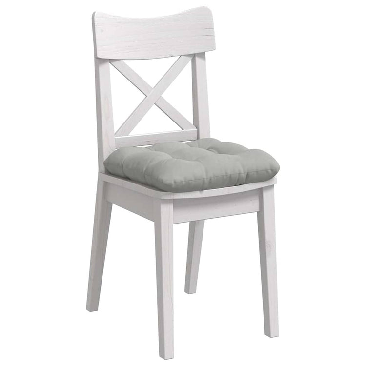 Vidaxx Sitzkissen 4 Stück hellgrau 45 x 45 cm Mikrofaserstoff
