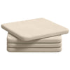 Vidaxx Sitzkissen 4 Stück beige 40 x 40 x 3 cm Mikrofaserstoff