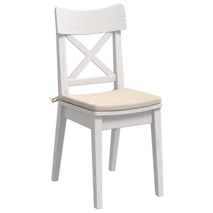 Vidaxx Sitzkissen 4 Stück beige 40 x 40 x 3 cm Mikrofaserstoff