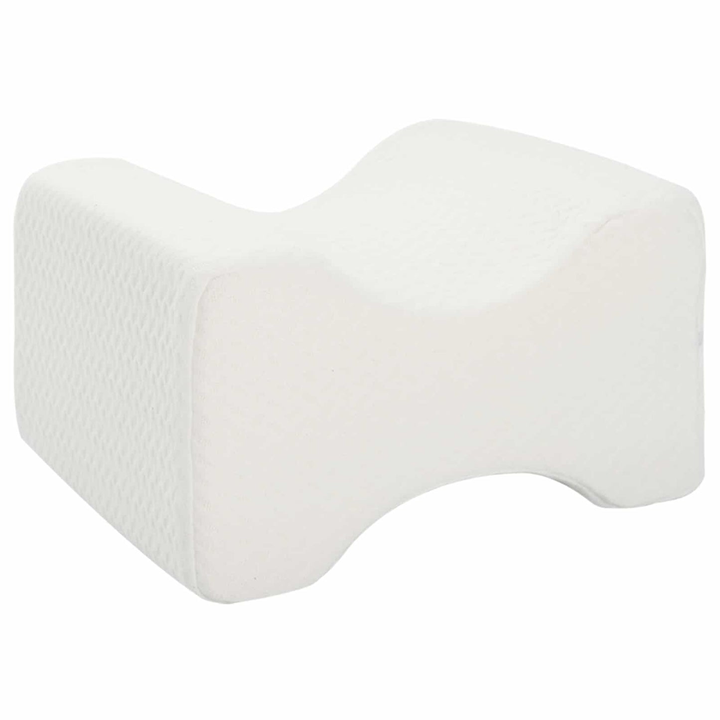 VidaXL Kniekissen aus weißem Polyester, 26 x 21,5 x 15 cm