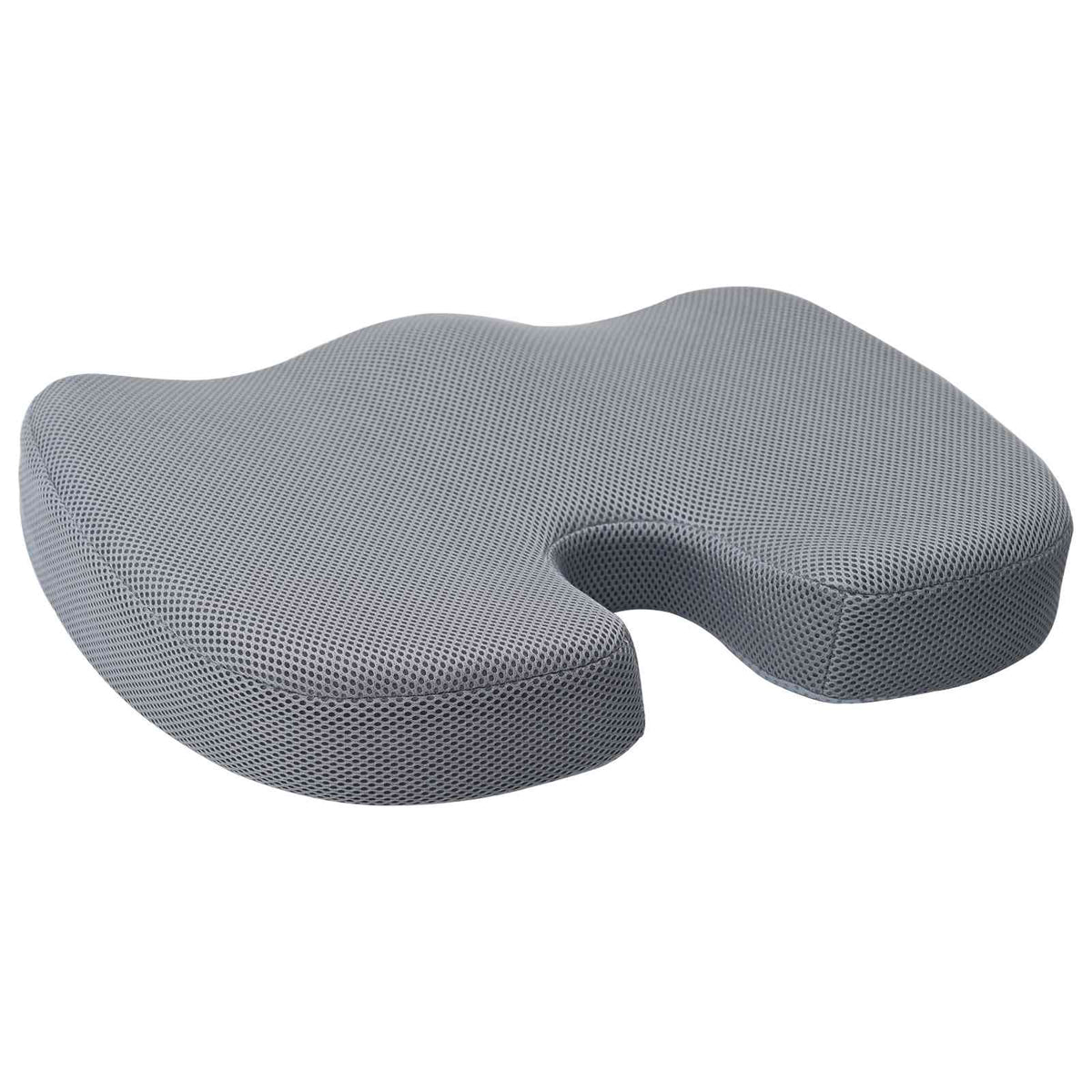 Vidaxx Sitzkissen mit Kissen grau 47 x 37 x 8 cm mit Netzstoff