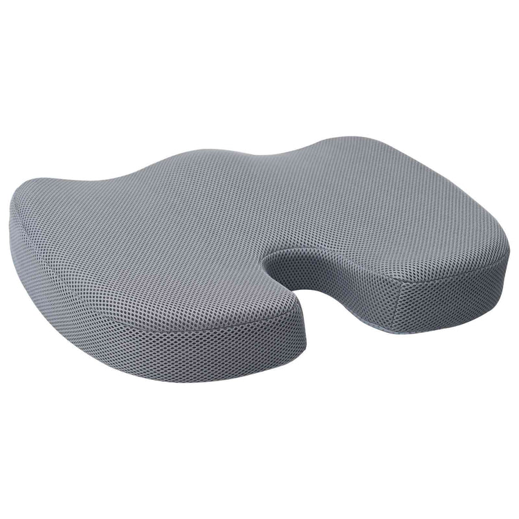 Vidaxx Sitzkissen mit Kissen grau 47 x 37 x 8 cm mit Netzstoff