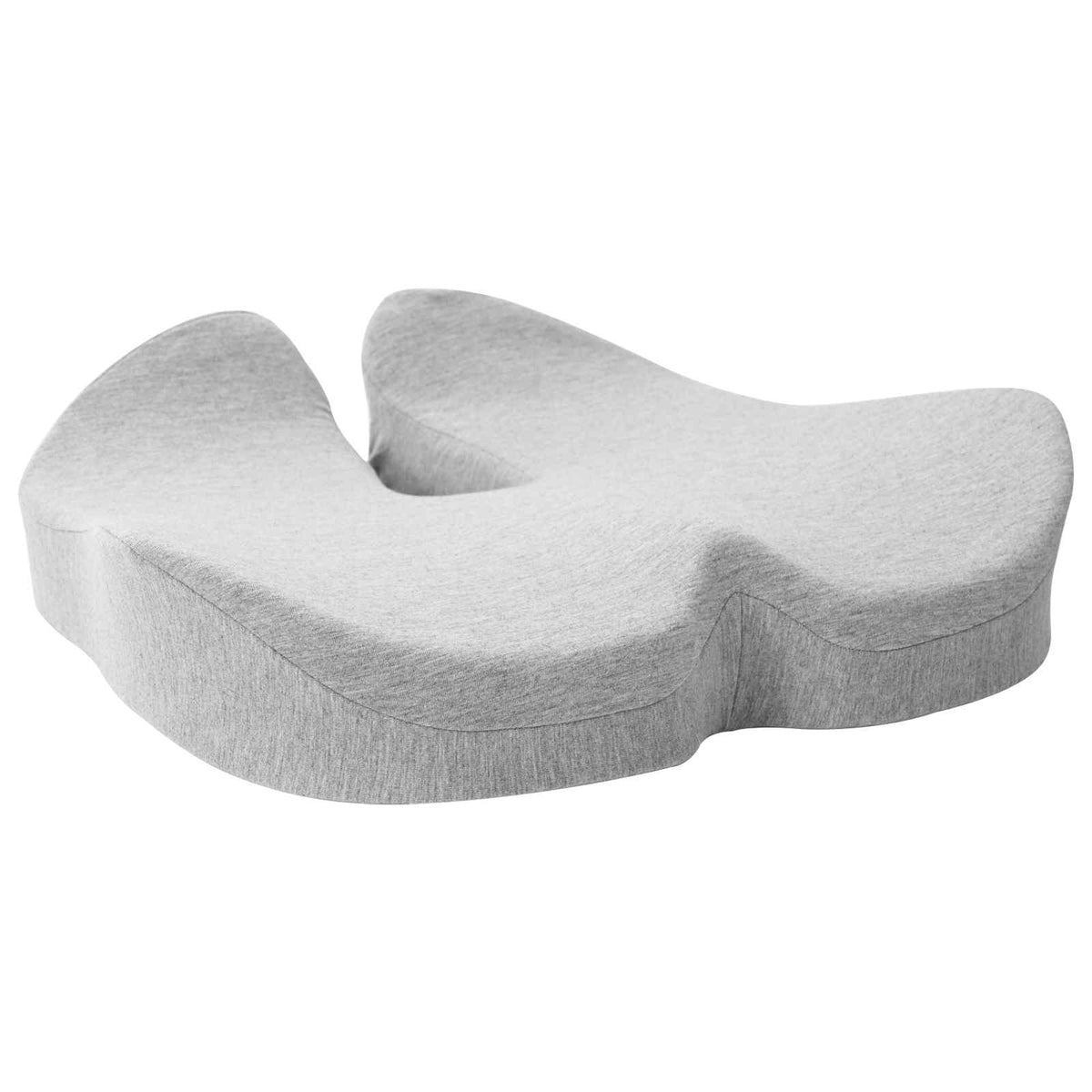 Vidaxxl Kissen mit Kissen hellgrau 50 x 43 x 10 cm Baumwolle