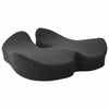 Vidaxxl Kissen mit Kissen dunkelgrau 50 x 43 x 10 cm Baumwolle