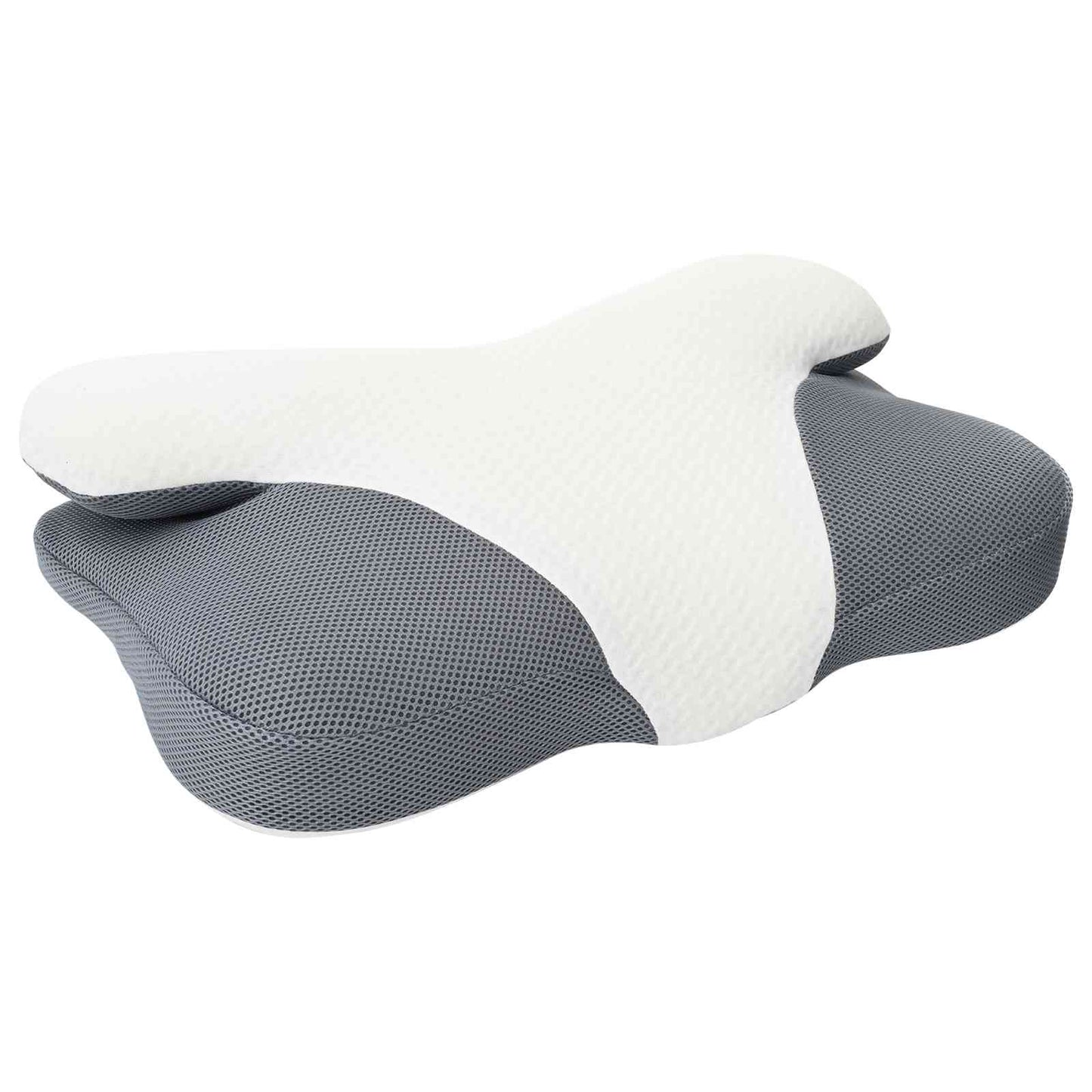 Vidaxx Nackenkissen mit Kissen weiß 57 x 36 x 13 cm Polyester