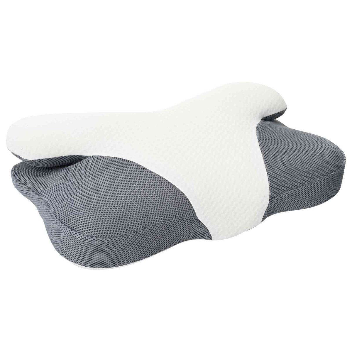 Vidaxx Nackenkissen mit Kissen weiß 57 x 36 x 13 cm Polyester