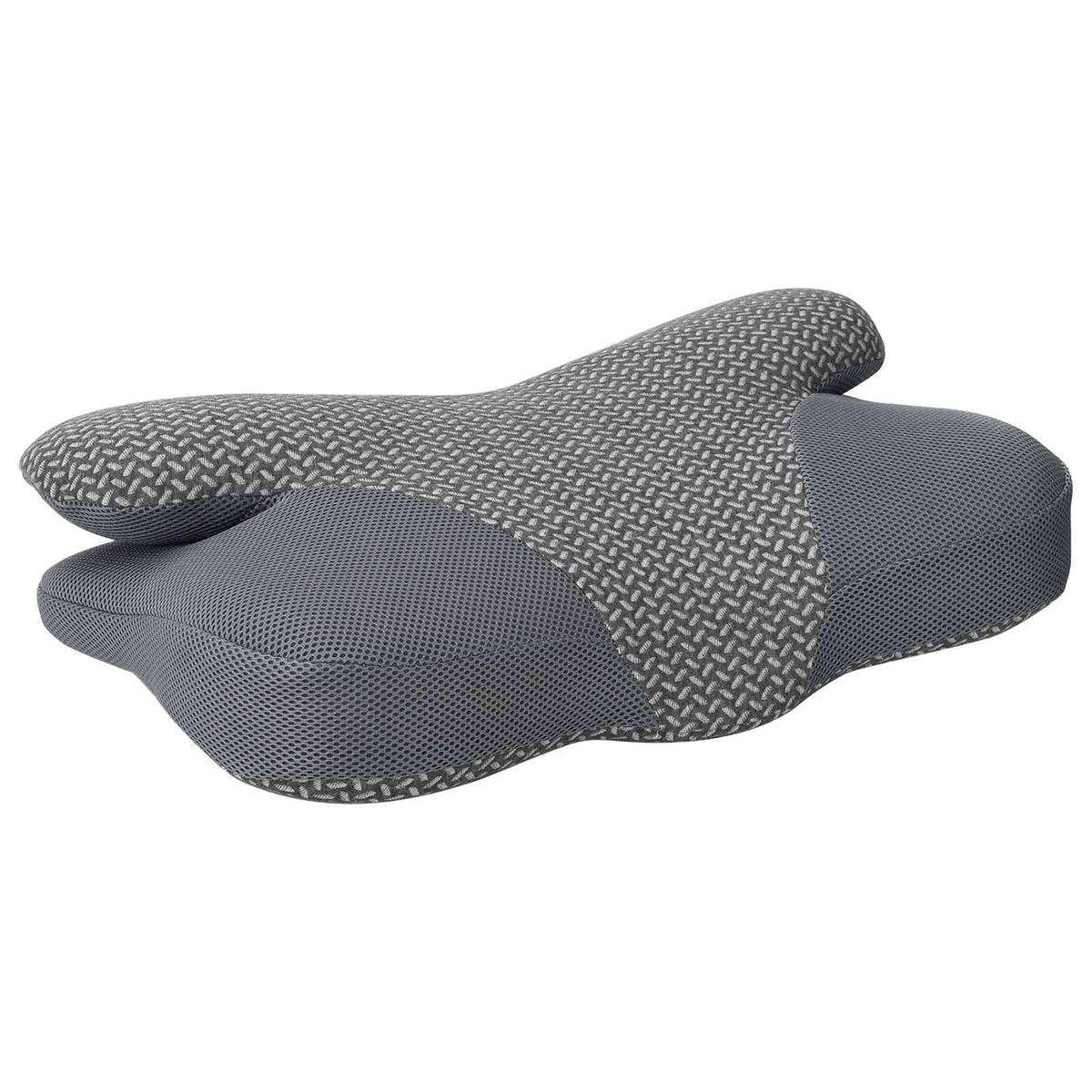 Vidaxx Nackenkissen mit Kissen grau 58 x 36 x 13 cm Polyester