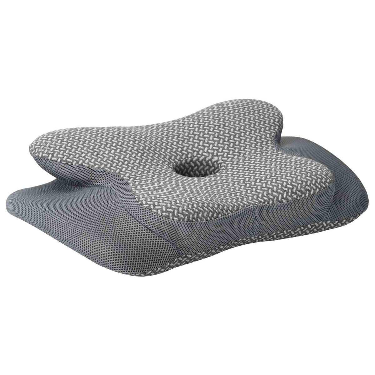 Vidaxx Nackenkissen mit grauem Kissen 58 x 38 x 12 cm Polyester