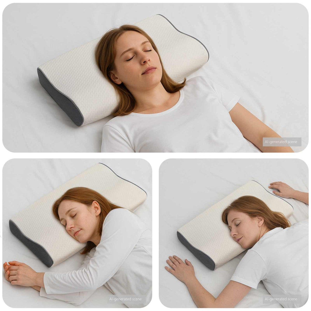 Vidaxxl Kissen mit Kissen weiß 60 x 34 x 11 cm Polyester