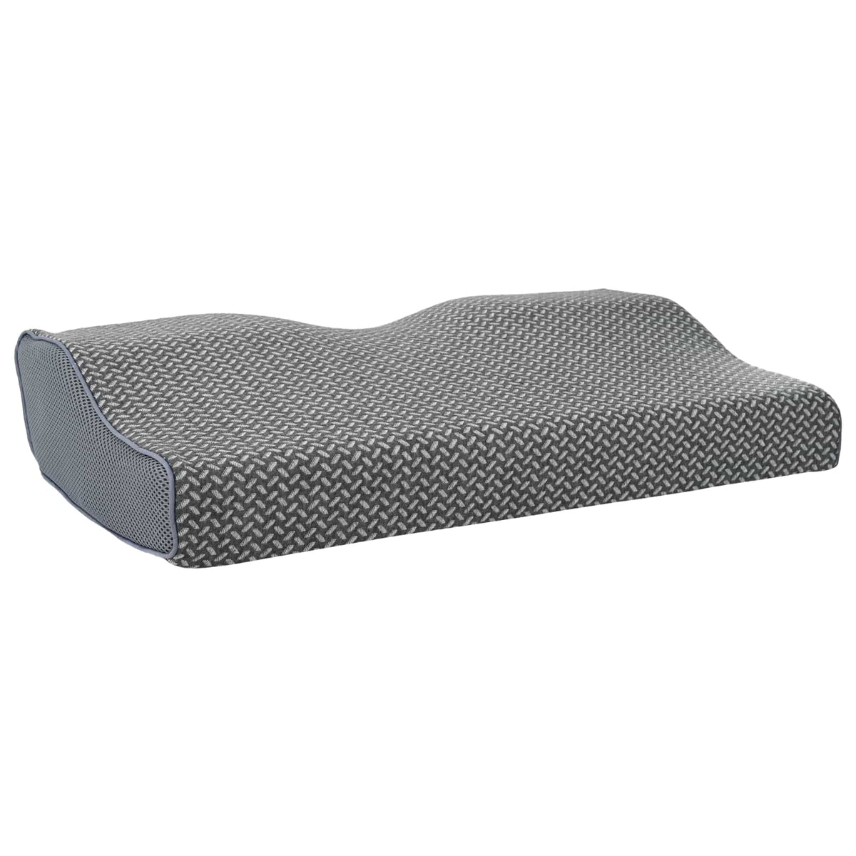 VidaXL Kissen mit Kissen grau 60 x 34 x 11 cm Polyester