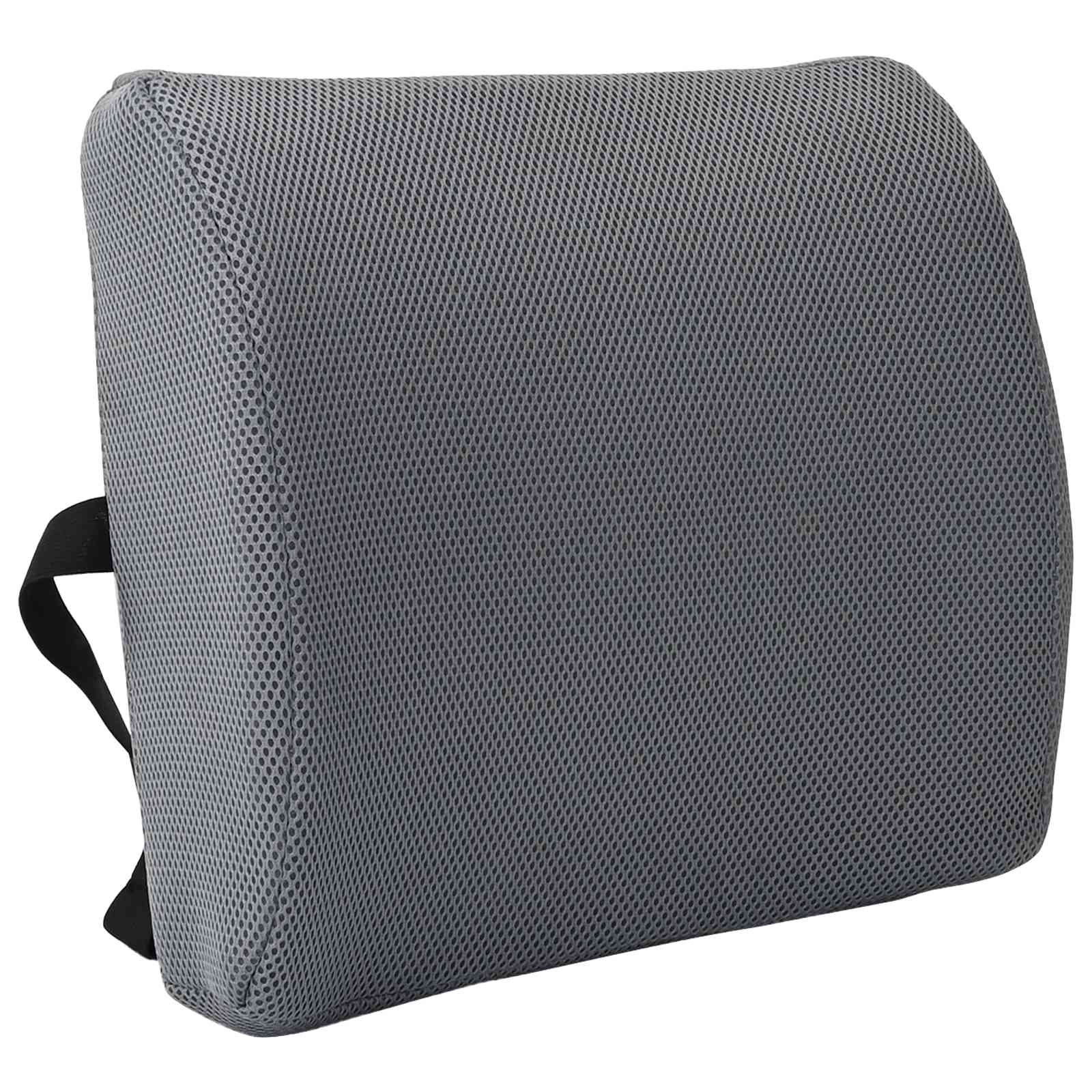 Vidaxx Rückenkissen mit Kissen grau 36 x 30 x 12 cm mit Netzstoff