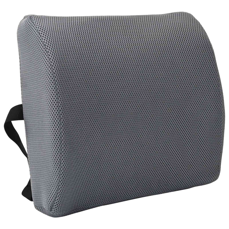 Vidaxx Rückenkissen mit Kissen grau 36 x 30 x 12 cm mit Netzstoff