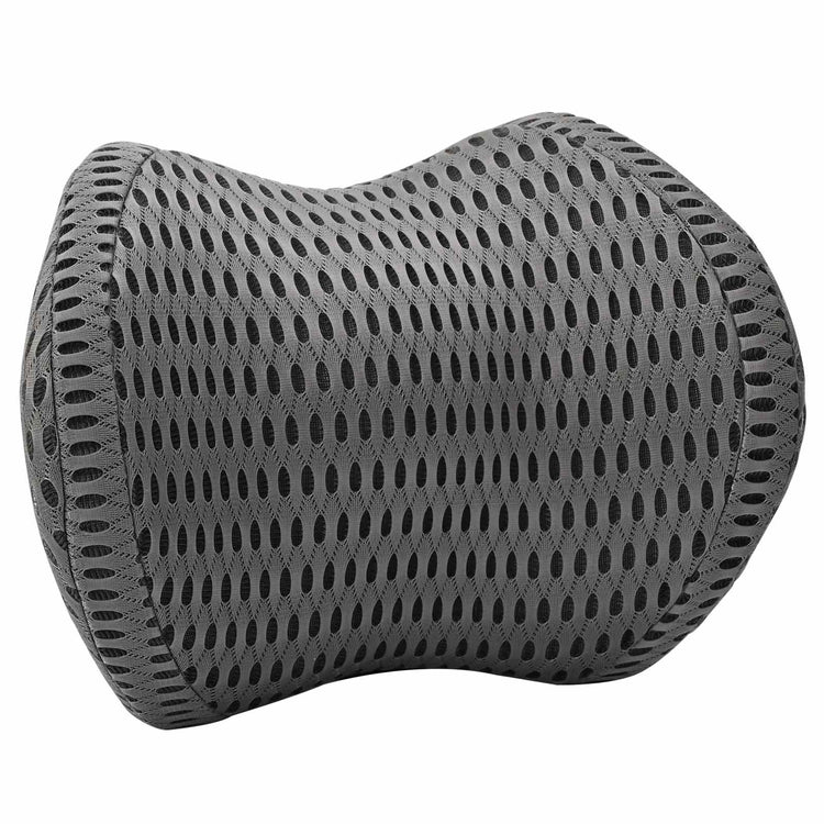 VidaXL Nackenkissen mit verstellbarem Kissen grau 31 x 22 x 13 cm 4D-Mesh