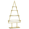 VidaXL Metall-Weihnachtsbaum mit standardmäßigem goldfarbenem 60 cm pulverbeschichtetem Stahl
