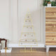 Vidaxx Metall-Weihnachtsbaum mit Standard-Gold 90 cm pulverbeschichtetem Stahl