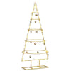 Vidaxx Metall-Weihnachtsbaum mit Standard-Gold 90 cm pulverbeschichtetem Stahl