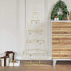 Vidaxx Metall Weihnachtsbaum Gold 124,5 cm pulverbeschichteter Stahl