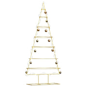 Vidaxxl Metall-Weihnachtsbaum mit Standard-Gold 180 cm pulverbeschichtetem Stahl - afbeelding 3