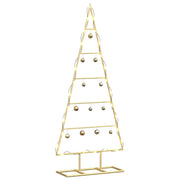 Vidaxx Metall-Weihnachtsbaum mit Standard-Gold 90 cm pulverbeschichtetem Stahl - afbeelding 3