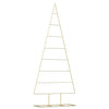Vidaxx Metall-Weihnachtsbaum mit Standard-Gold 181 cm pulverbeschichtetem Stahl