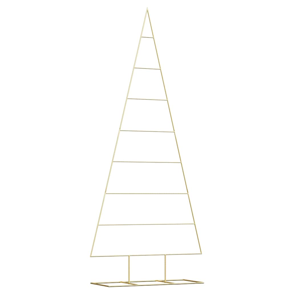 Vidaxx Metall-Weihnachtsbaum mit Standard-Gold 211 cm pulverbeschichtetem Stahl