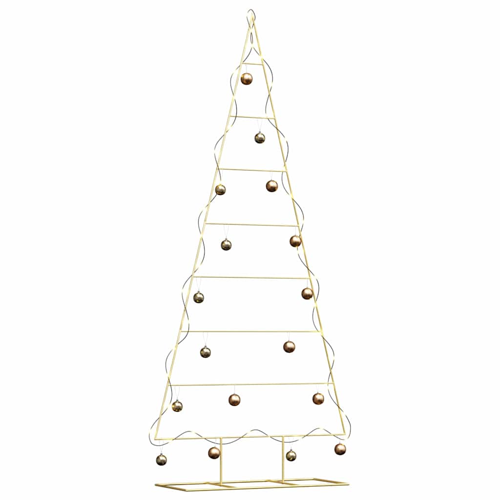 Vidaxx Metall-Weihnachtsbaum mit Standard-Gold 211 cm pulverbeschichtetem Stahl