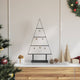 VidaXL Metall-Weihnachtsbaum mit standardmäßigem schwarzem 60-cm-Stahl