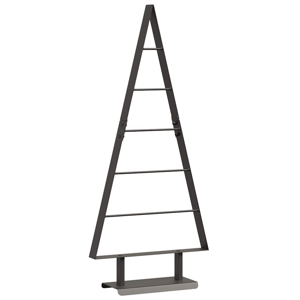 VidaXL-Metall-Weihnachtsbaum mit standardmäßigem schwarzem 90-cm-Stahl