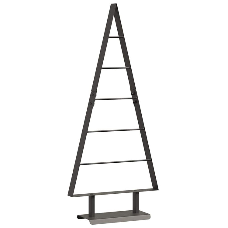 VidaXL-Metall-Weihnachtsbaum mit standardmäßigem schwarzem 90-cm-Stahl