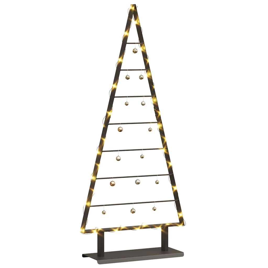 Vidaxx Metall-Weihnachtsbaum mit standardmäßigem schwarzem 125,5 cm Stahl