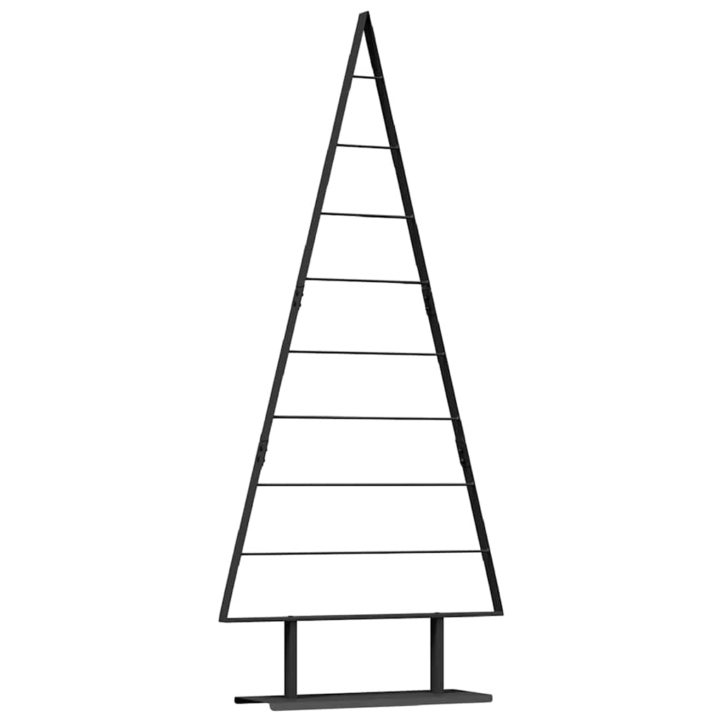 VidaXL-Metall-Weihnachtsbaum mit standardmäßigem schwarzem 180-cm-Stahl
