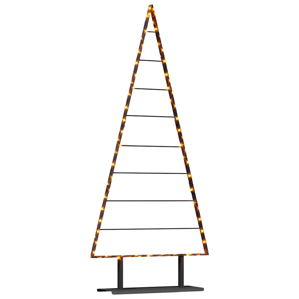 VidaXL-Metall-Weihnachtsbaum mit standardmäßigem schwarzem 180-cm-Stahl