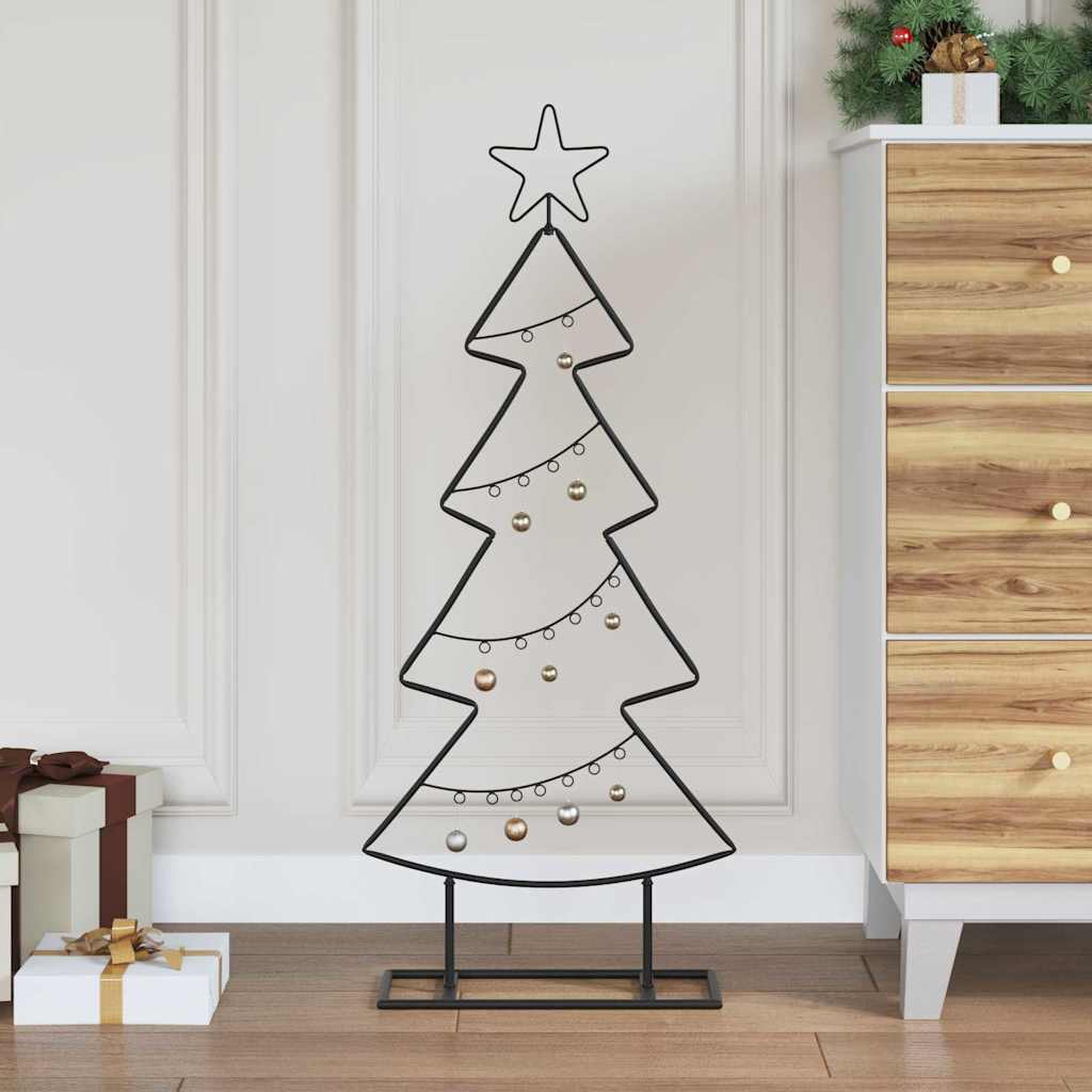 Vidaxx-Metall-Weihnachtsbaum mit standardmäßigem schwarzem 90,5-cm-Stahl