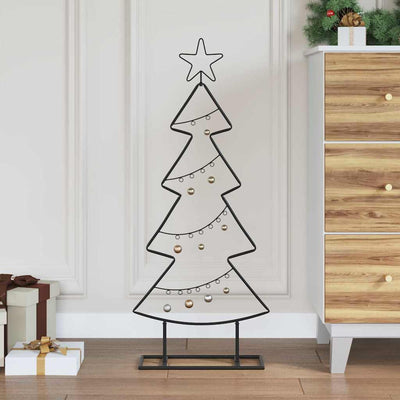 Vidaxx-Metall-Weihnachtsbaum mit standardmäßigem schwarzem 90,5-cm-Stahl
