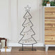 Vidaxx-Metall-Weihnachtsbaum mit standardmäßigem schwarzem 90,5-cm-Stahl