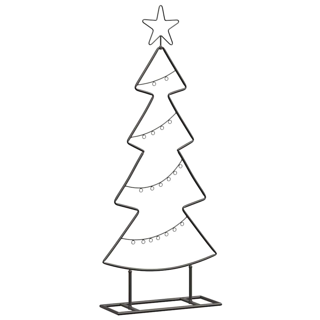 Vidaxx-Metall-Weihnachtsbaum mit standardmäßigem schwarzem 90,5-cm-Stahl