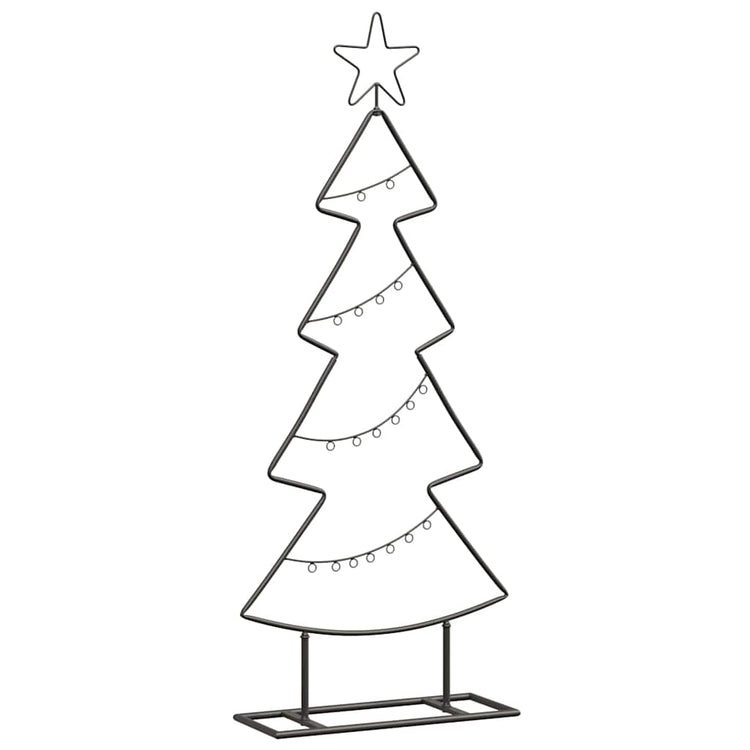 Vidaxx-Metall-Weihnachtsbaum mit standardmäßigem schwarzem 90,5-cm-Stahl