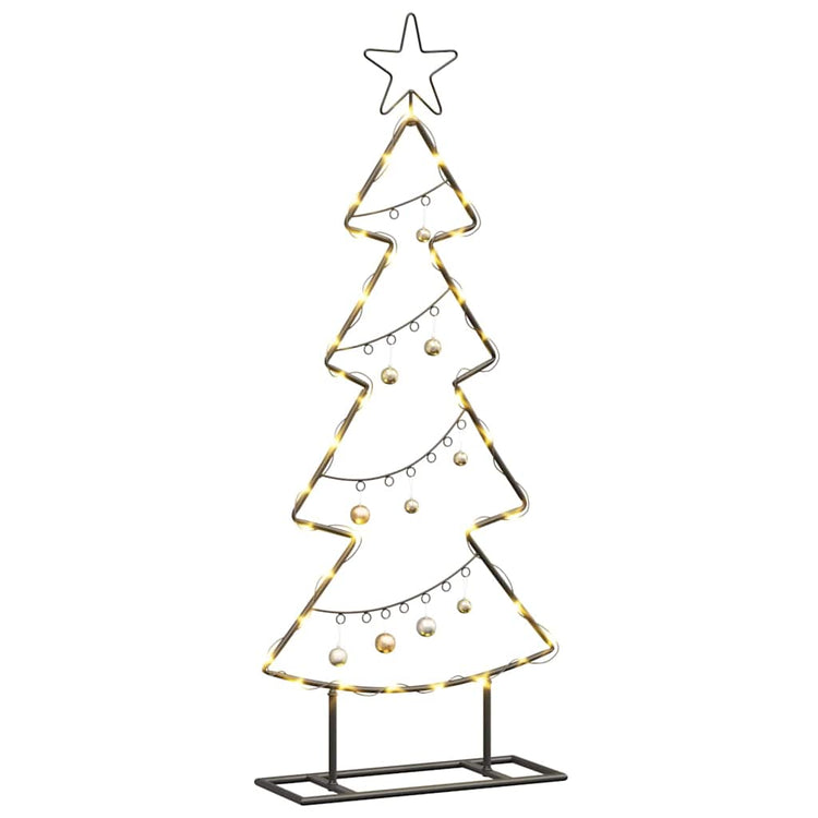 Vidaxx-Metall-Weihnachtsbaum mit standardmäßigem schwarzem 90,5-cm-Stahl