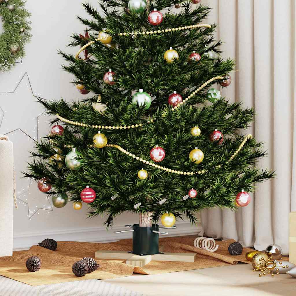 Vidaxx Weihnachtsbaumständer grün 50 x 50 x 16 cm massives Kiefernholz