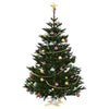 Vidaxx Weihnachtsbaumständer 1,73 weiß 50 x 50 x 16 cm massives Kiefernholz
